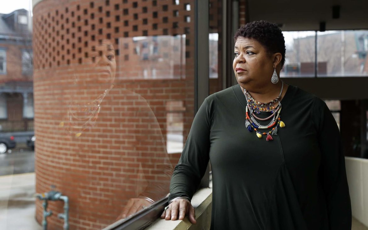 As new gun control legislation is under consideration by Pittsburgh City Council, Rev. De Neice Welch, vice president of the Pennsylvania Interfaith Impact Network, is concerned about over-policing of Pittsburgh's black residents. (Photo by Ryan Loew/PublicSource)
